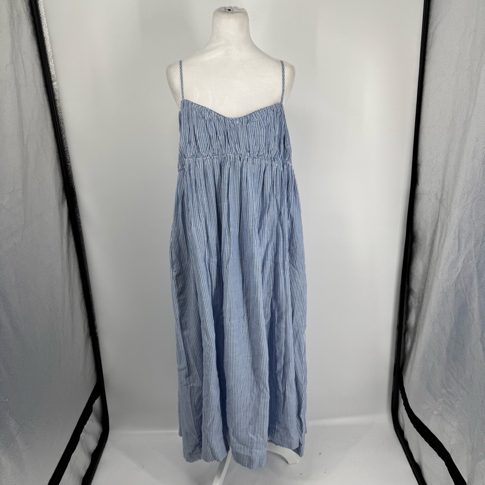 J. Crew Light Blue Strapless Maxi Dress - Picture 4 of 15